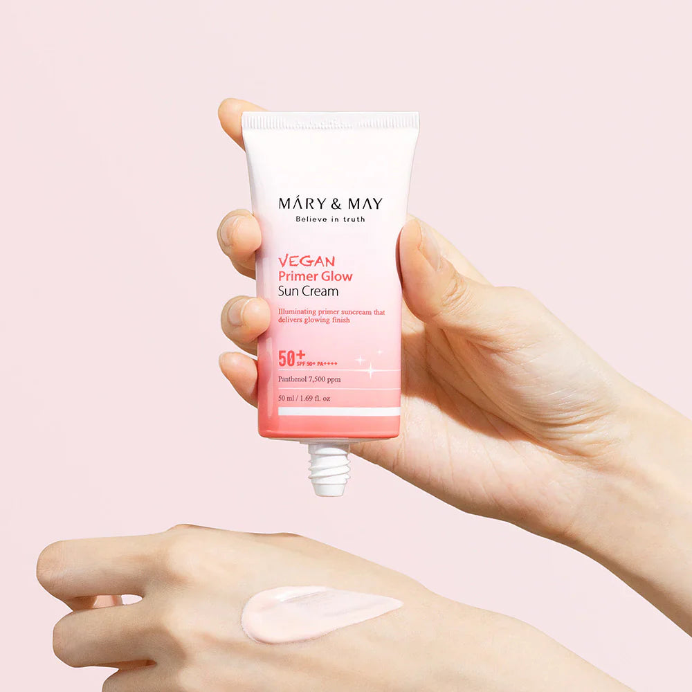 Mary&May - Vegan Primer Glow Sun Cream SPF50+/PA++++