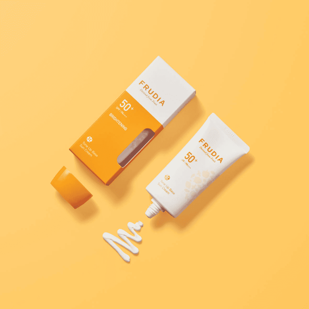 FRUDIA Tone Up Base Sun Cream SPF 50+ PA++++ - Ενυδατικό Αντηλιακό Προσώπου Ελαφριάς Υφής
