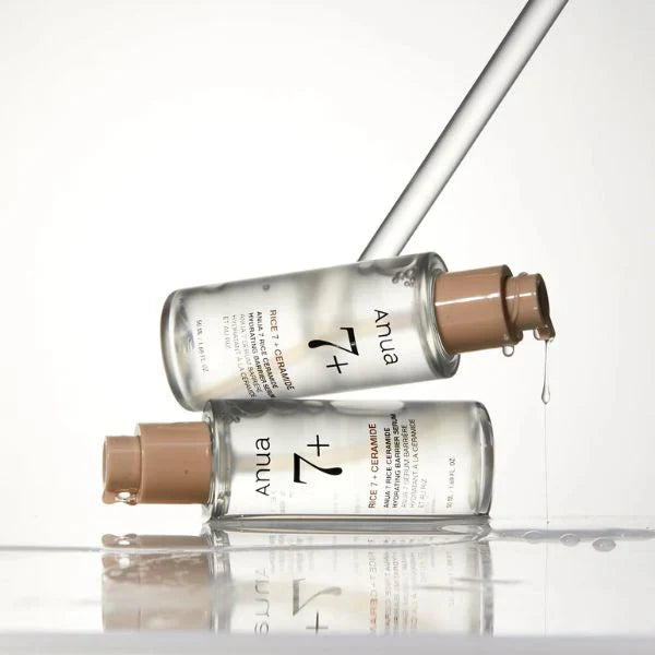 Anua Rice 7 Ceramide Hydrating Barrier Serum - Ορός με ρύζι, κεραμίδια & νιασιναμίδη για θρέψη και λάμψη