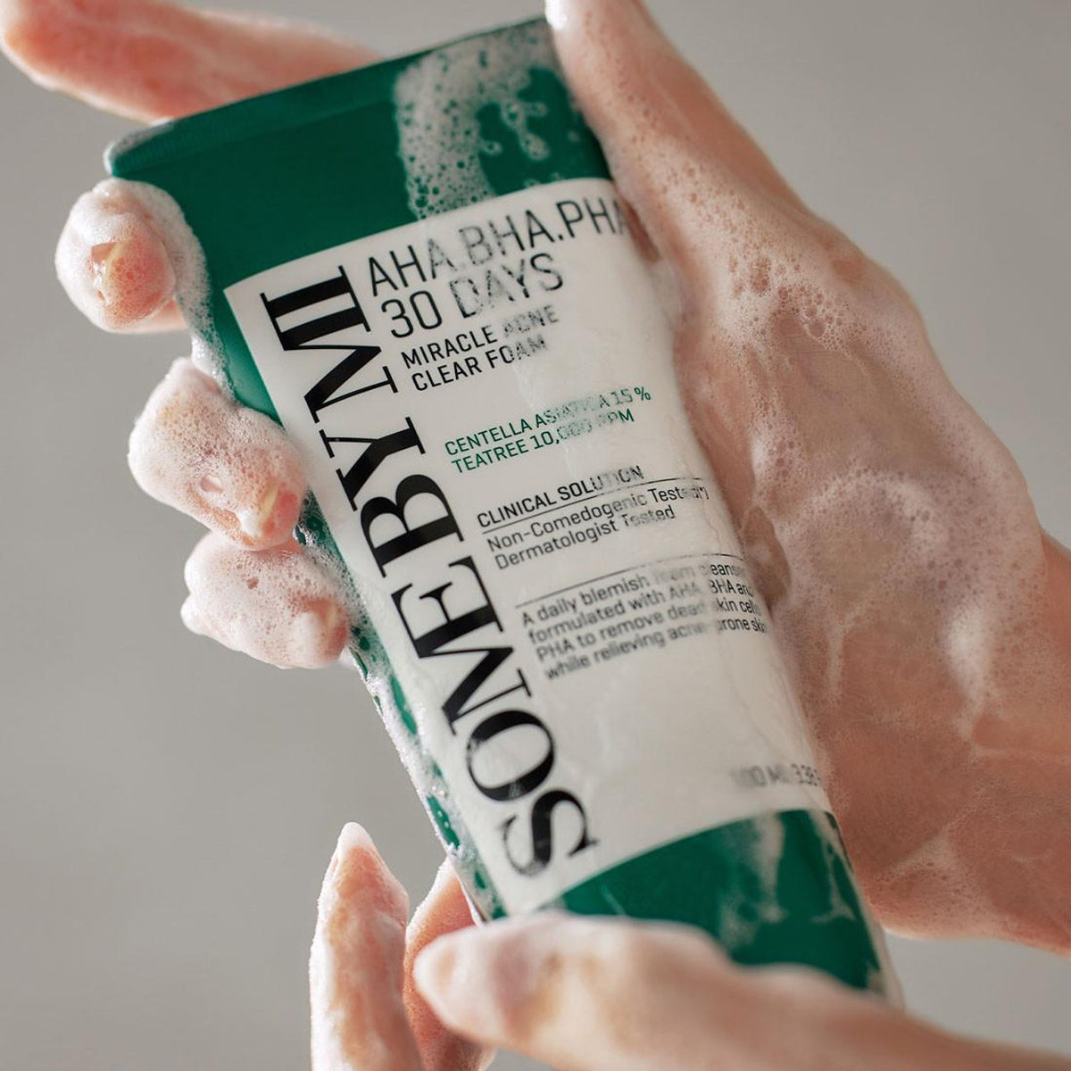 Some By Mi Acne AHA.BHA.PHA Miracle Acne Clear Foam - Καθαριστικός αφρός με οξέα κατά της ακμής