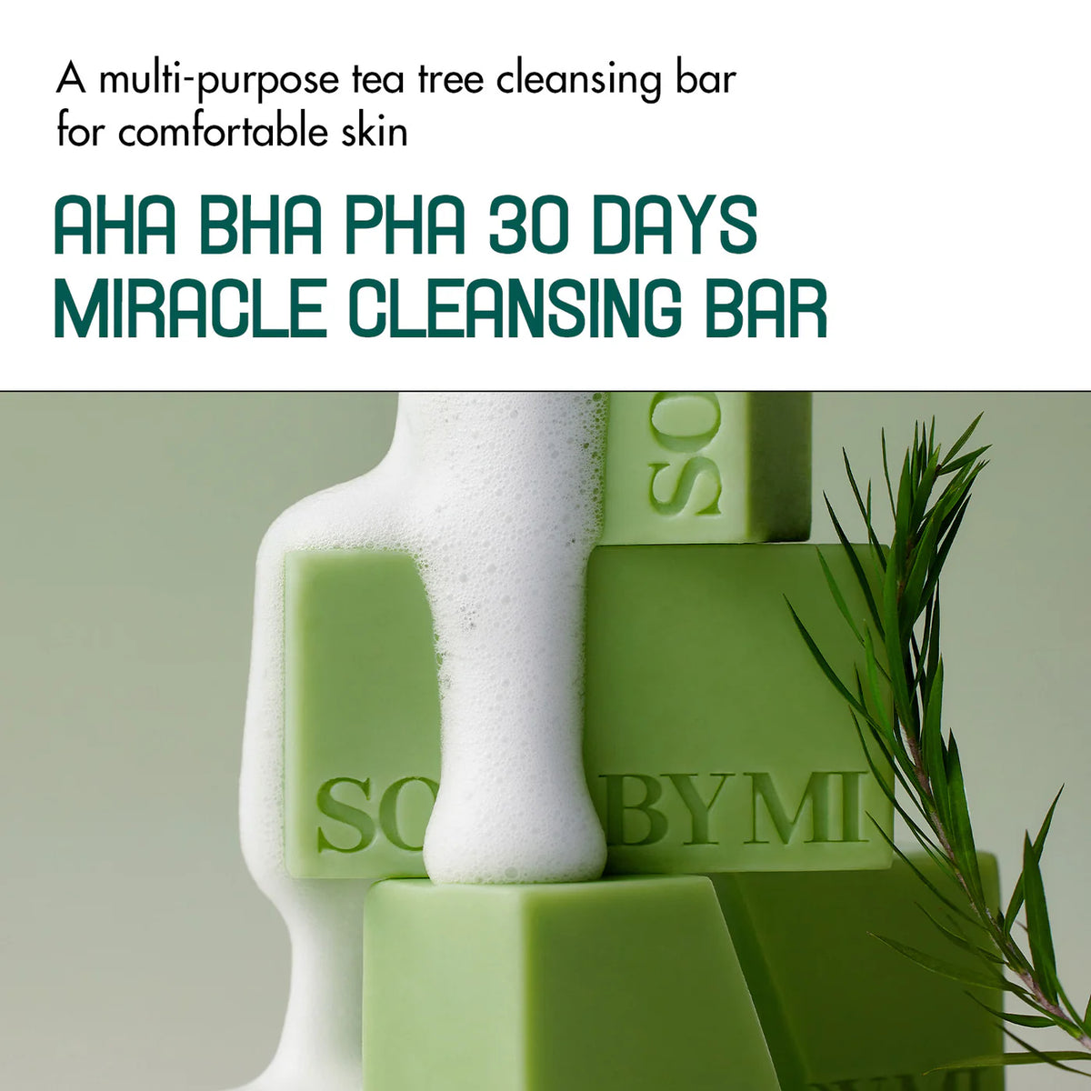 Some By Mi AHA BHA PHA 30 Days Miracle Cleansing Bar - Μπάρα Σαπουνιού Καθαρισμού Προσώπου για Ακνεϊκές Επιδερμίδες