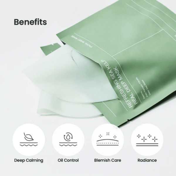 Biodance Refrsehing Sea Kelp Real Mask - Μάσκα σύσφιξης & λάμψης