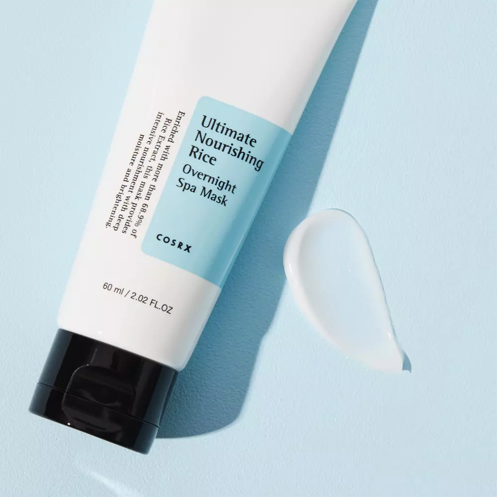 COSRX Ultimate Nourishing Rice Overnight Spa Mask - Μάσκα νυκτός με ρύζι για εντατική θρέψη, για όλους τους τύπους δέρματος