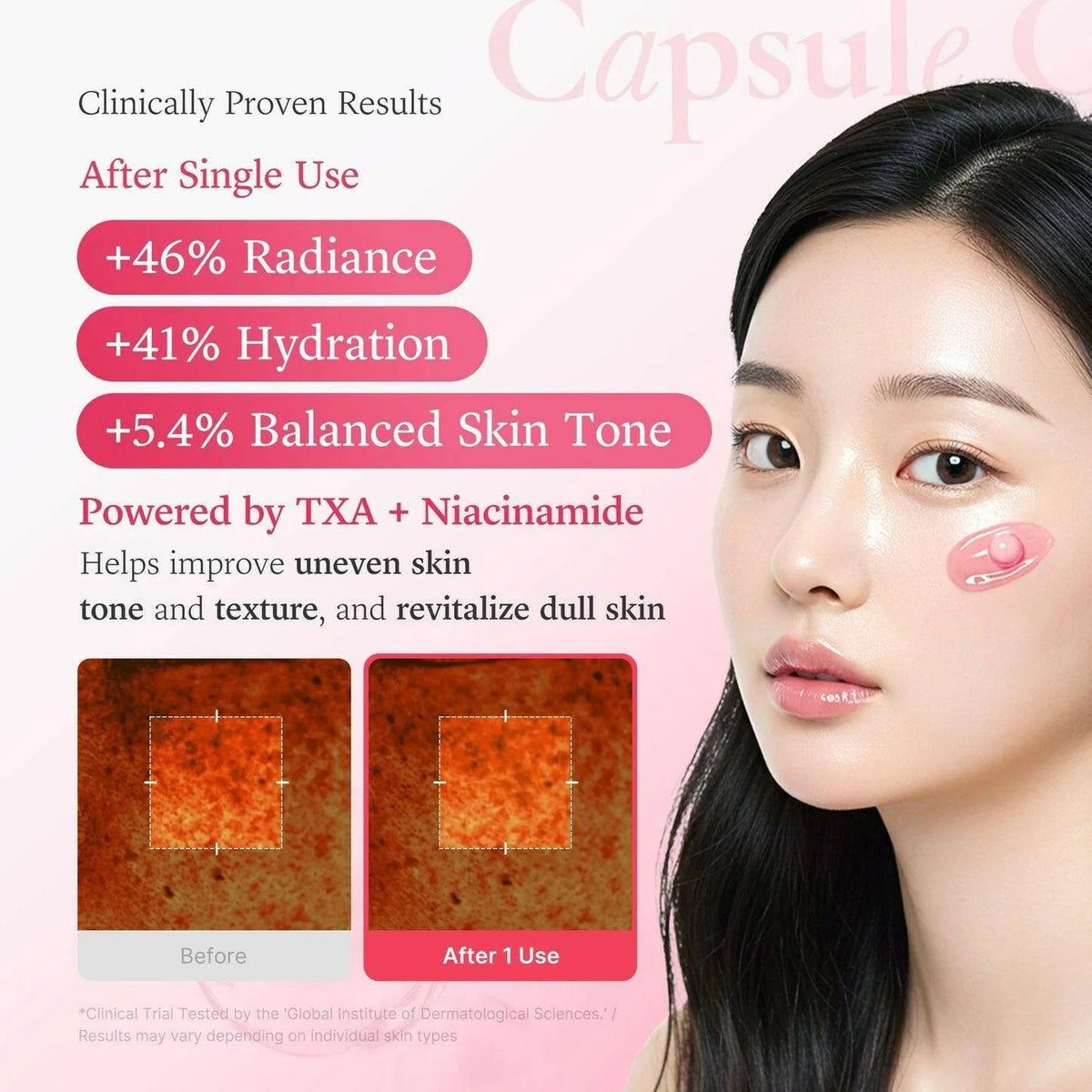 Medicube TXA Niacinamide Capsule Cream - Κρέμα για δυσχρωμίες, σημάδια ακμής & ανομοιόμορφη υφή