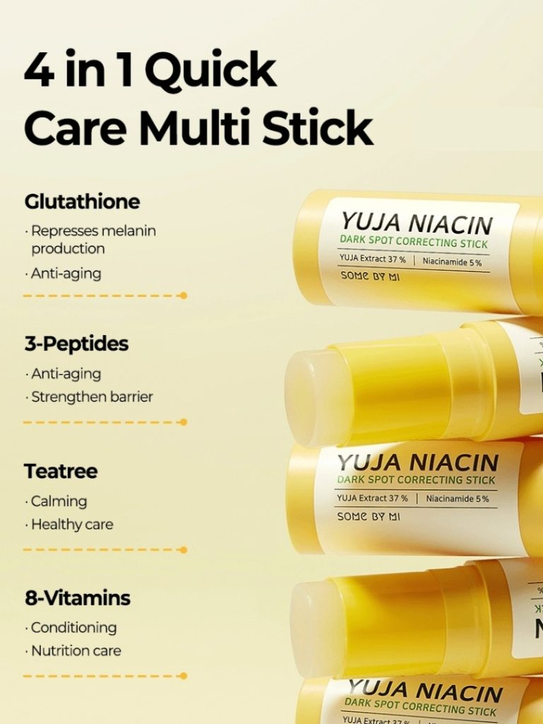 Some By Mi Yuja Niacin Dark Spot Correcting Stick - Στικ Προσώπου για Ενυδάτωση, Ακμή & Πανάδες