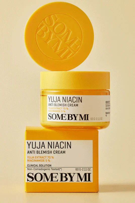 Some By Mi Yuja Niacin Anti Blemish Cream - Κρέμα Προσώπου για Ενυδάτωση, Αντιγήρανση & Ατέλειες με Νιασιναμίδη