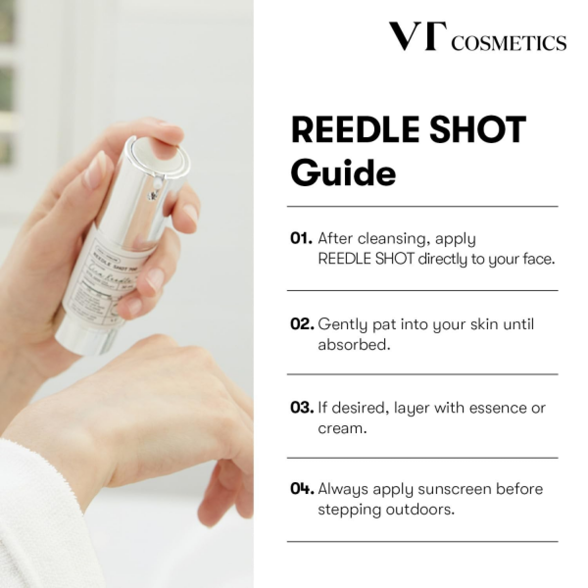 VT Cosmetics - Reedle Shot 100 - Ενισχυτικός ορός με φυσικές μικροβελόνες