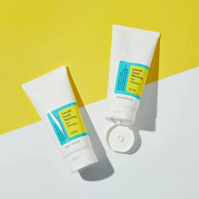 COSRX Low pH Good Morning Gel Cleanser - Καθαριστικό τζελ καθημερινής χρήσης που βοηθά στην εξισορρόπηση του pH του δέρματος.