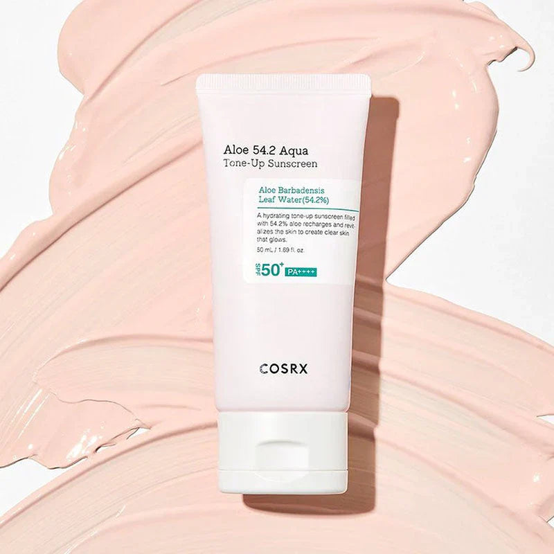 COSRX Aloe 54.2 Aqua Tone-Up Sunscreen - Ελαφρύ Αντηλιακό που Διορθώνει τον Τόνο του Δέρματος