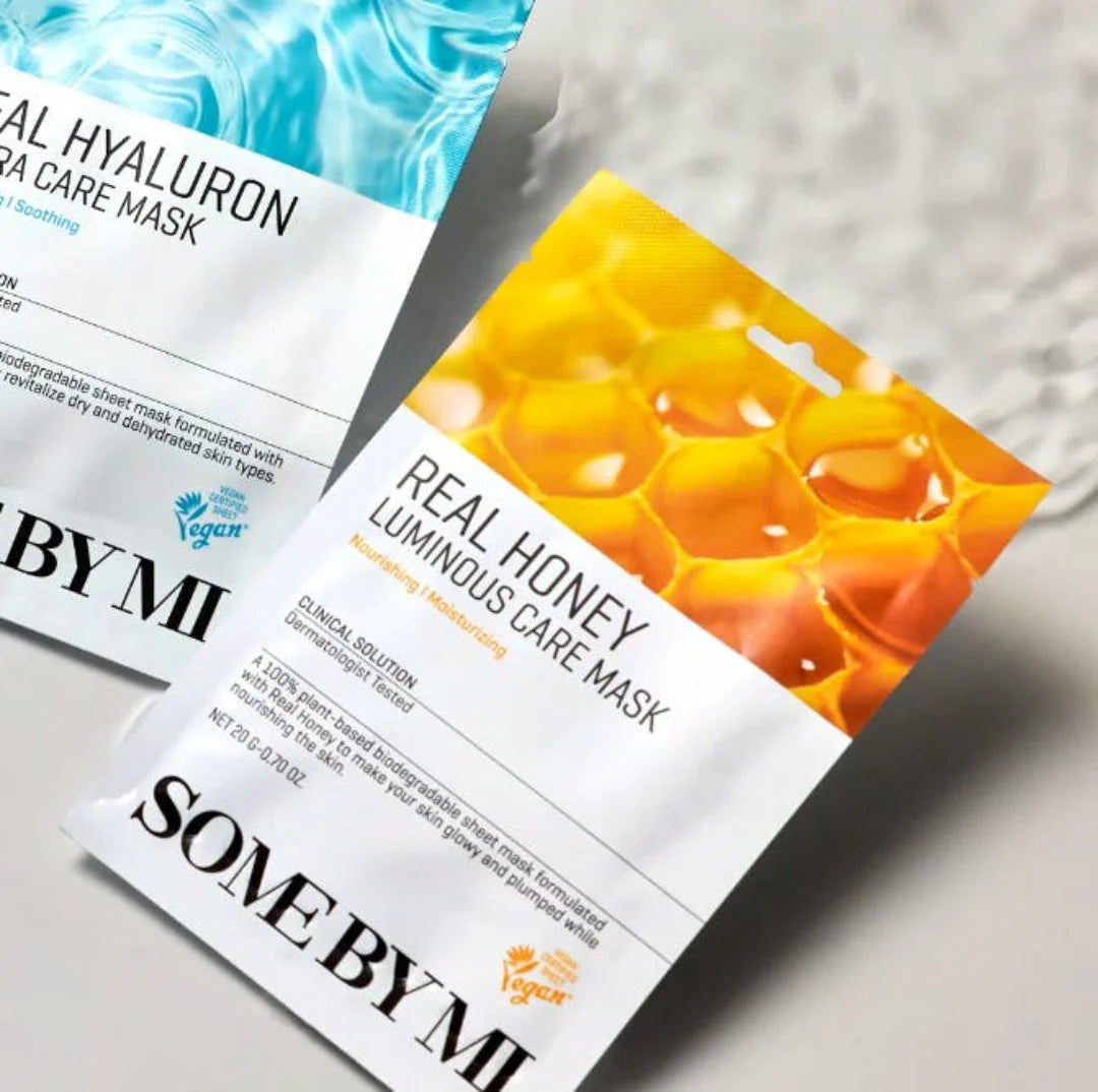 SOMEBYMI Real Honey Luminous Care Mask - Μάσκα ενυδατική με μέλι