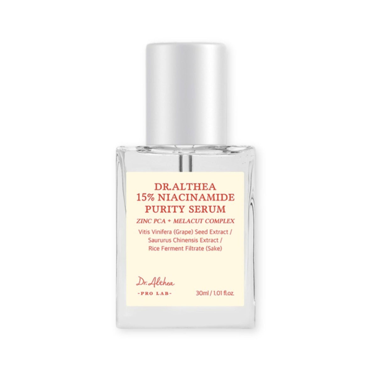 Dr. Althea 15% Niacinamide Purity - Ενυδατικό Serum Προσώπου με Νιασιναμίδη για Λάμψη