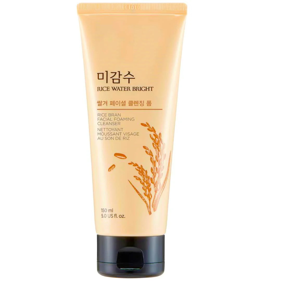 The Face Shop Rice Water Bright - Rice Bran Cleanser - Αφρός Καθαρισμού Προσώπου