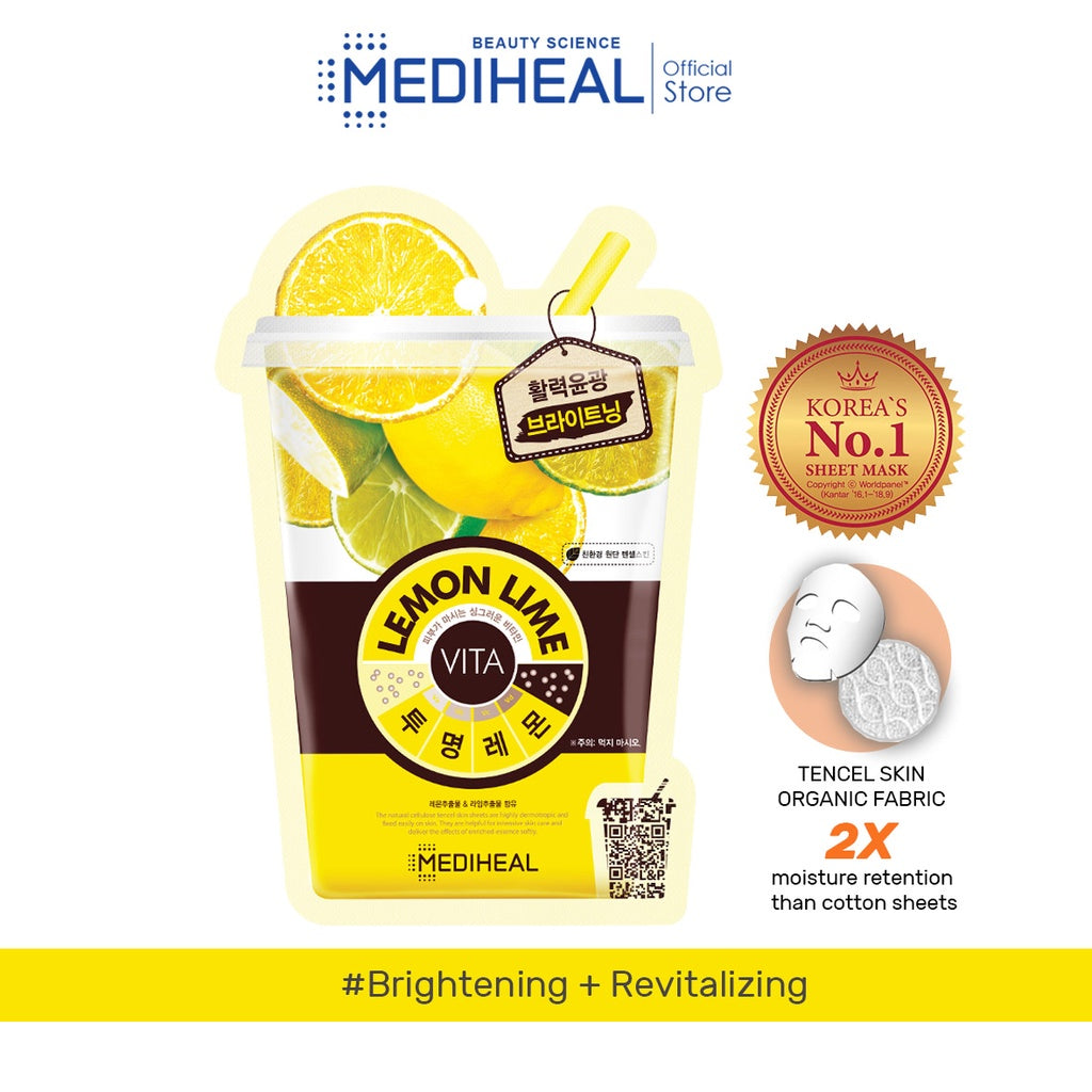 Mediheal Lemon Lime Vita Mask - Μάσκα για βαθιά ενυδάτωση