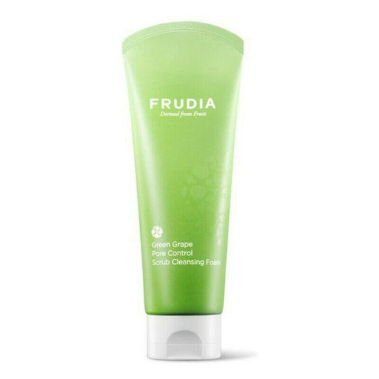 FRUDIA Green Grape Pore Control Scrub Cleansing Foam - Scrub & Αφρός καθαρισμού Προσώπου με Εκχύλισμα Πράσινου Σταφυλιού