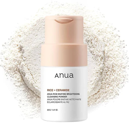 Anua Rice Enzyme Brightening Cleansing Powder -  Ενζυμικό καθαριστικό σε σκόνη με νερό ρυζιού & κεραμίδια