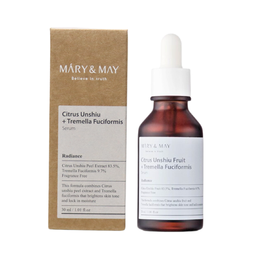 MARY&MAY Citrus Unshiu + Tremella Fuciformis Serum - Oρός προσώπου εμπλουτισμένος με εκχύλισμα φρούτων