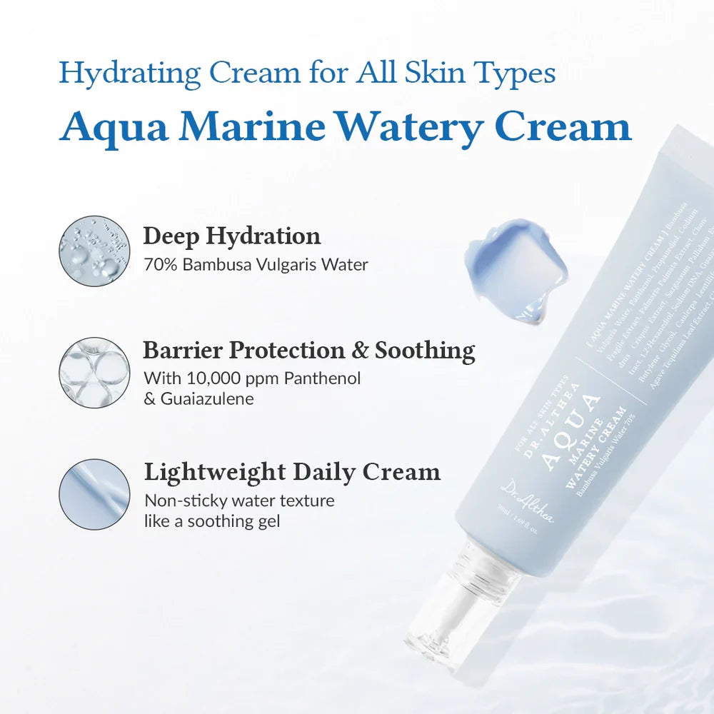 Dr. Althea Aqua Marine Watery Cream - Ενυδατική κρέμα για ευαίσθητες επιδερμίδες