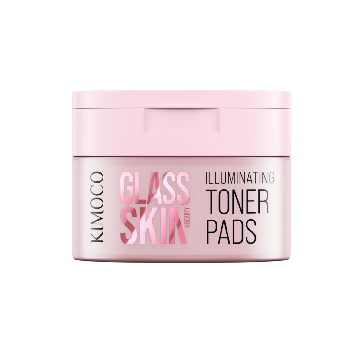 Kimoco Glass Skin Illuminating - Δισκία Καθαρισμού Προσώπου Εμποτισμένα με Νερό Ρυζιού 60τμχ