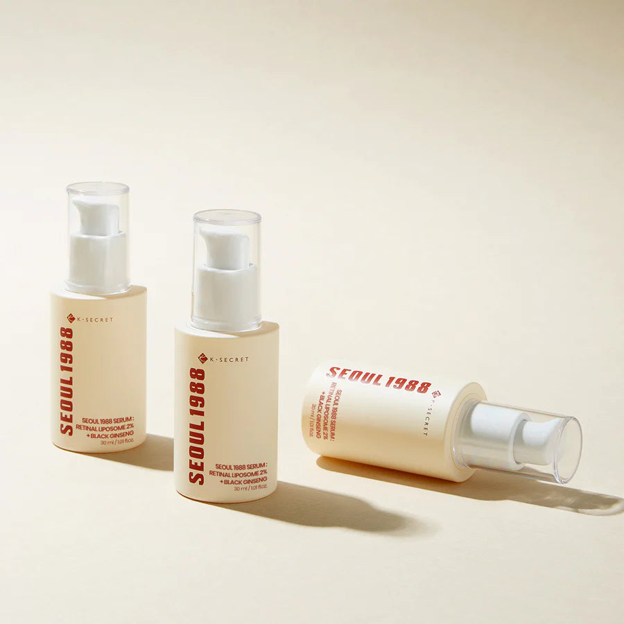 K-SECRET - SEOUL 1988 SERUM: RETINAL LIPOSOME 2% + BLACK GINSENG - Ορός Αντιγήρανσης & Αναγέννησης
