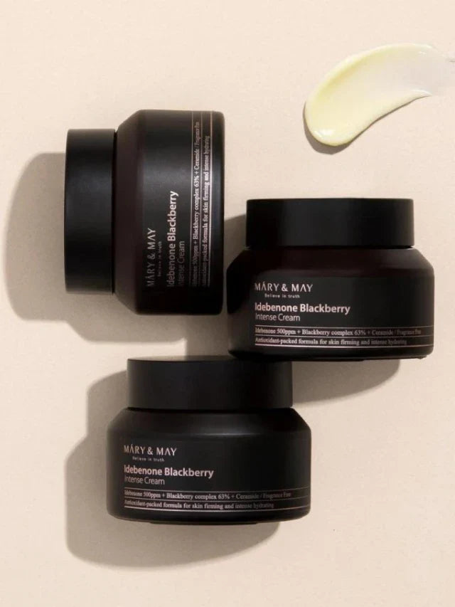 Mary&May Idebenone Blackberry Intense Cream - Κρέμα για Ενυδάτωση, Αντιγήρανση & Σύσφιξη με Βιταμίνη C & Ceramides