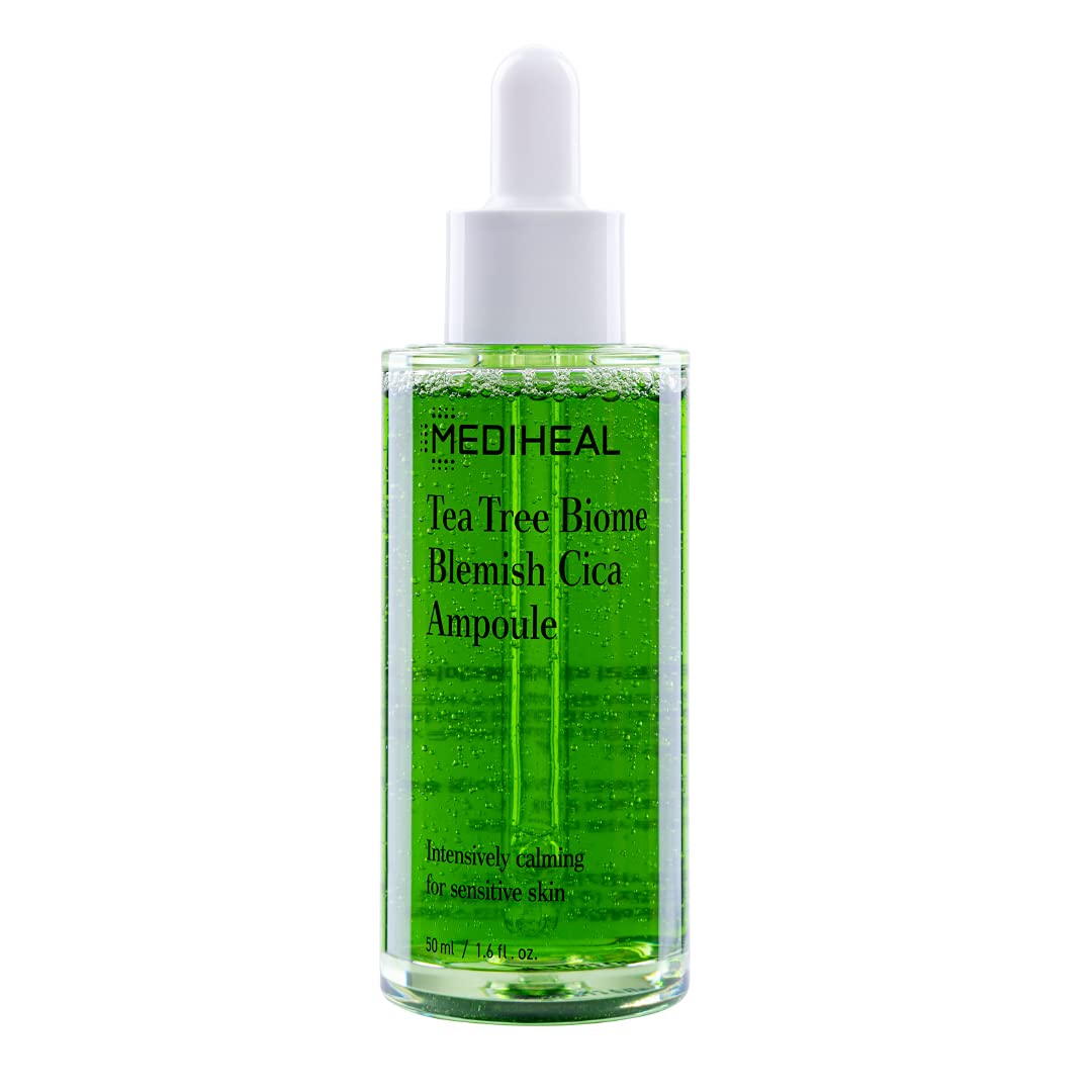 MEDIHEAL Tea Tree Biome Blemish Cica Ampoule - Αμπούλα για καταπολέμηση των κηλίδων και μείωση του ερεθισμού