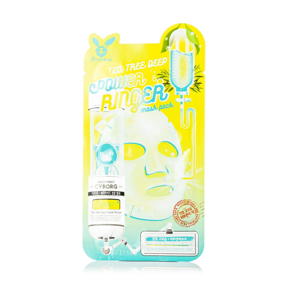 Elizavecca Tea Tree Deep Power Ringer Mask Pack -  Ενυδατική Μάσκα Προσώπου