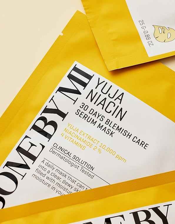 Some By Mi Yuja Niacin Blemish Serum Mask -Μάσκα Προσώπου για Ομοιόμορφη Επιδερμίδα