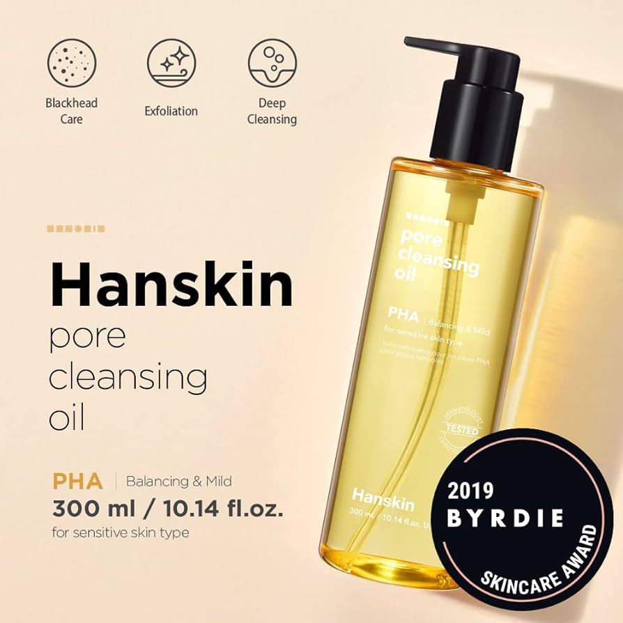HANSKIN Pore Cleansing Oil PHA - Λάδι καθαρισμού για ευαίσθητο δέρμα