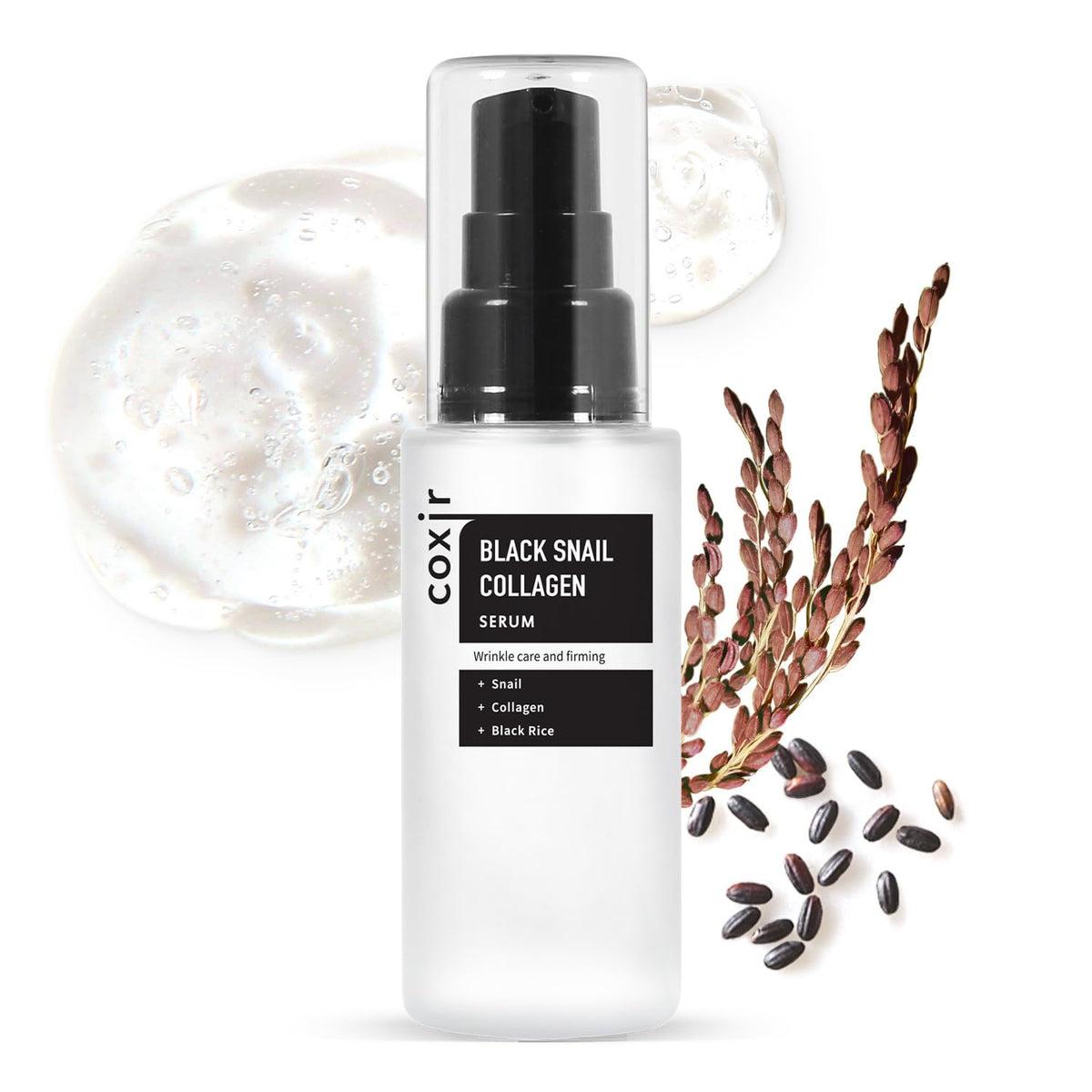 COXIR Black Snail Collagen Serum - Ορός αντιγήρανσης με έκκριμα σαλιγκαριού και κολλαγόνο