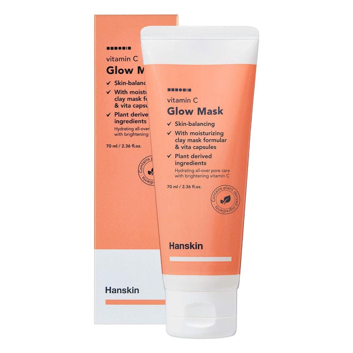 HANSKIN Vitamin C Glow Mask - Mάσκα προσώπου κατά των πανάδων για λάμψη και βαθιά ενυδάτωση