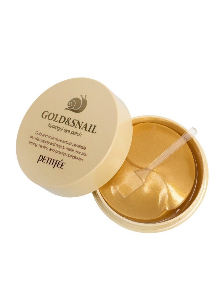 Petitfee Gold & Snail Hydrogel eye pads 60 pcs - Mάσκα υδρογέλης για γύρω από τα μάτια με χρυσό 24 καρατίων
