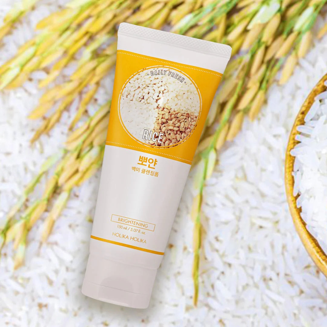 Holika Holika Daily Fresh Rice Cleansing Foam 150ml - Ενυδατικός αφρός καθαρισμού με εκχύλισμα ρυζιού