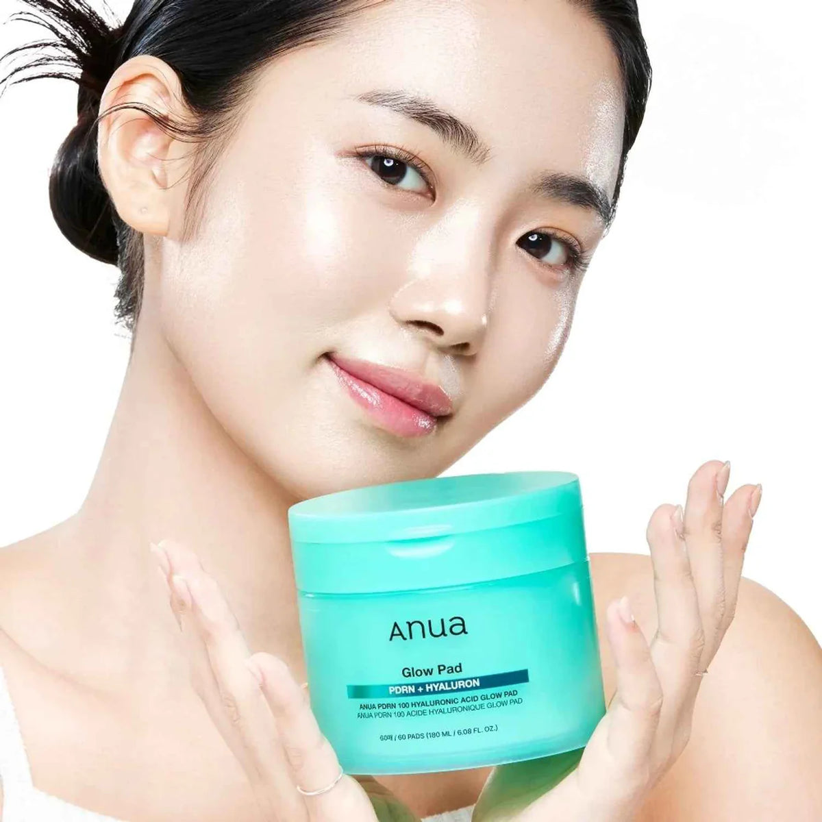 Anua PDRN 100 Hyaluronic Acid Glow Pad 60pads - Δίσκοι για Ενυδάτωση & Λάμψη