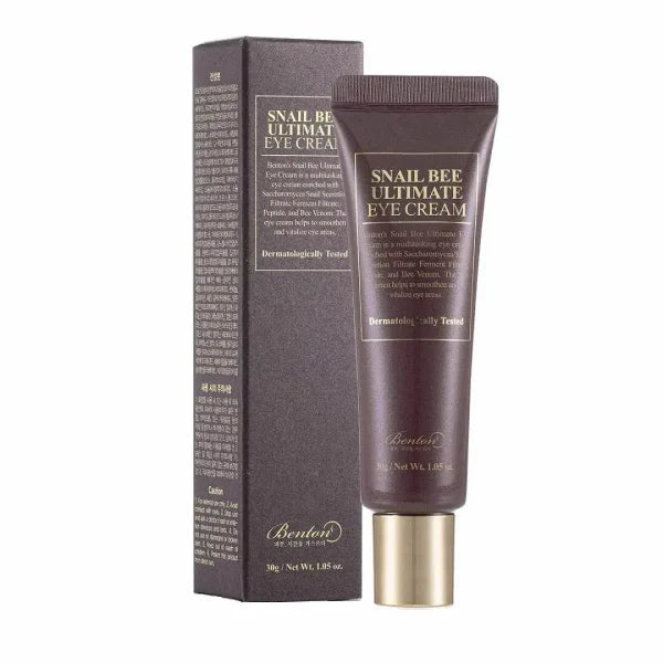 Benton Snail Bee Ultimate Eye Cream - Κρέμα Ματιών  Αντιγηραντική με Έκκριμα Σαλιγκαριού & Κολλαγόνο