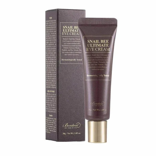 Benton Snail Bee Ultimate Eye Cream - Κρέμα Ματιών  Αντιγηραντική με Έκκριμα Σαλιγκαριού & Κολλαγόνο