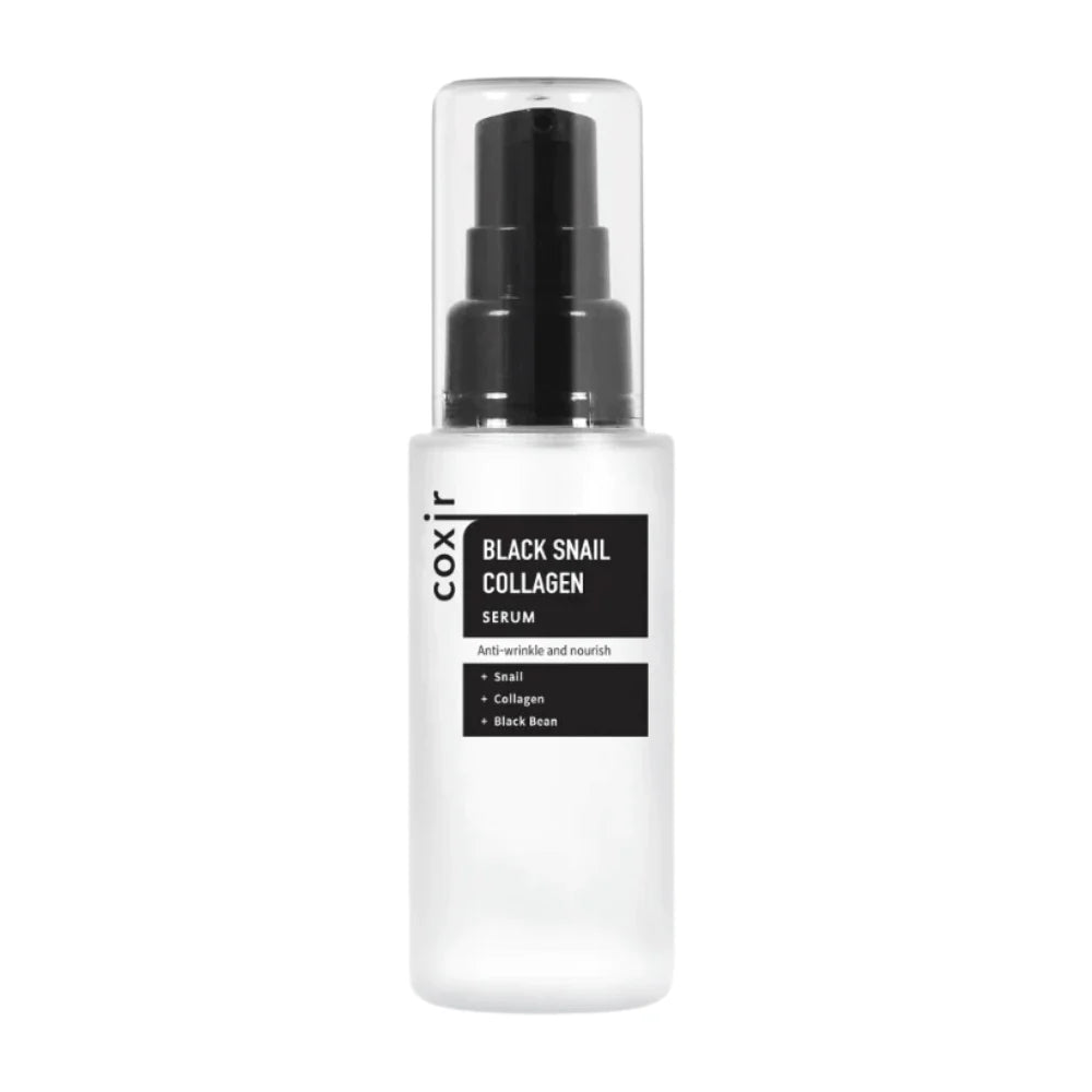 COXIR Black Snail Collagen Serum - Ορός αντιγήρανσης με έκκριμα σαλιγκαριού και κολλαγόνο