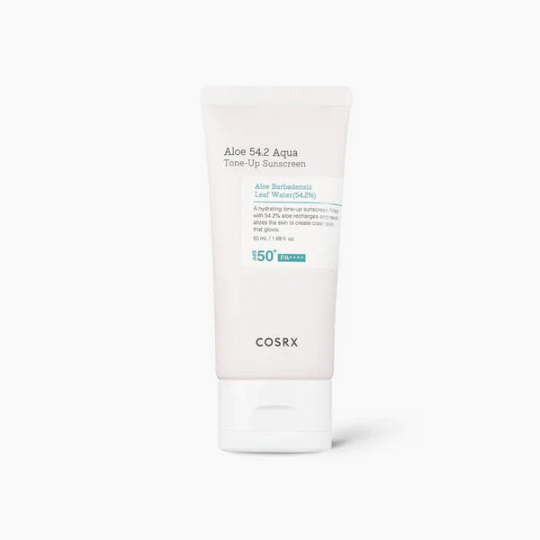 COSRX Aloe 54.2 Aqua Tone-Up Sunscreen - Ελαφρύ Αντηλιακό που Διορθώνει τον Τόνο του Δέρματος