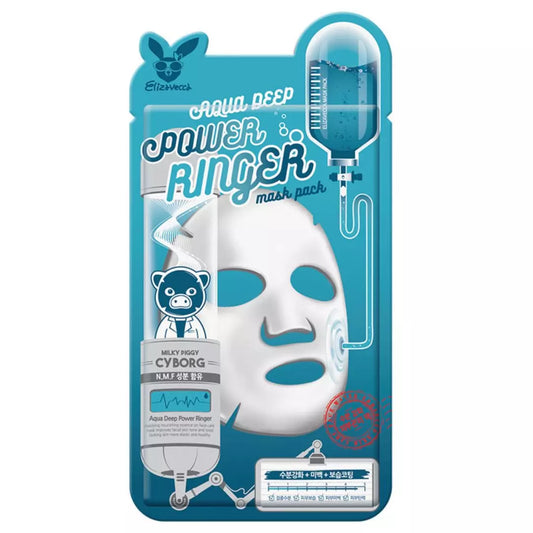 Elizavecca Aqua Deep Power Ringer Mask Pack - Μάσκα Προσώπου για Ενυδάτωση