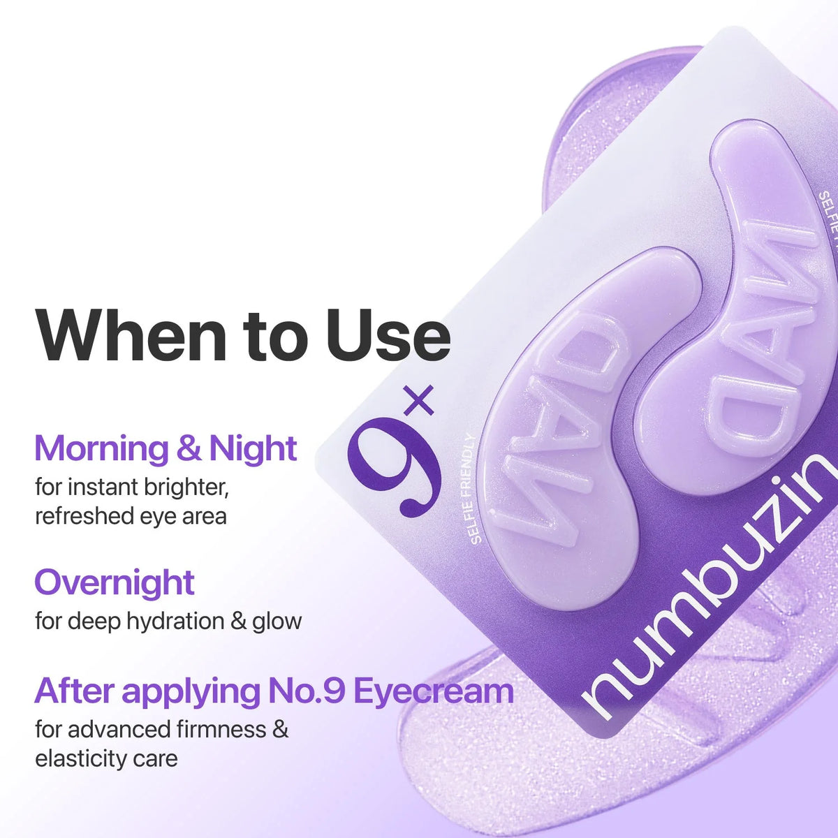 numbuzin NAD+ Collagen Eye Patches 10pcs - Μάσκα ματιών με κολλαγόνο
