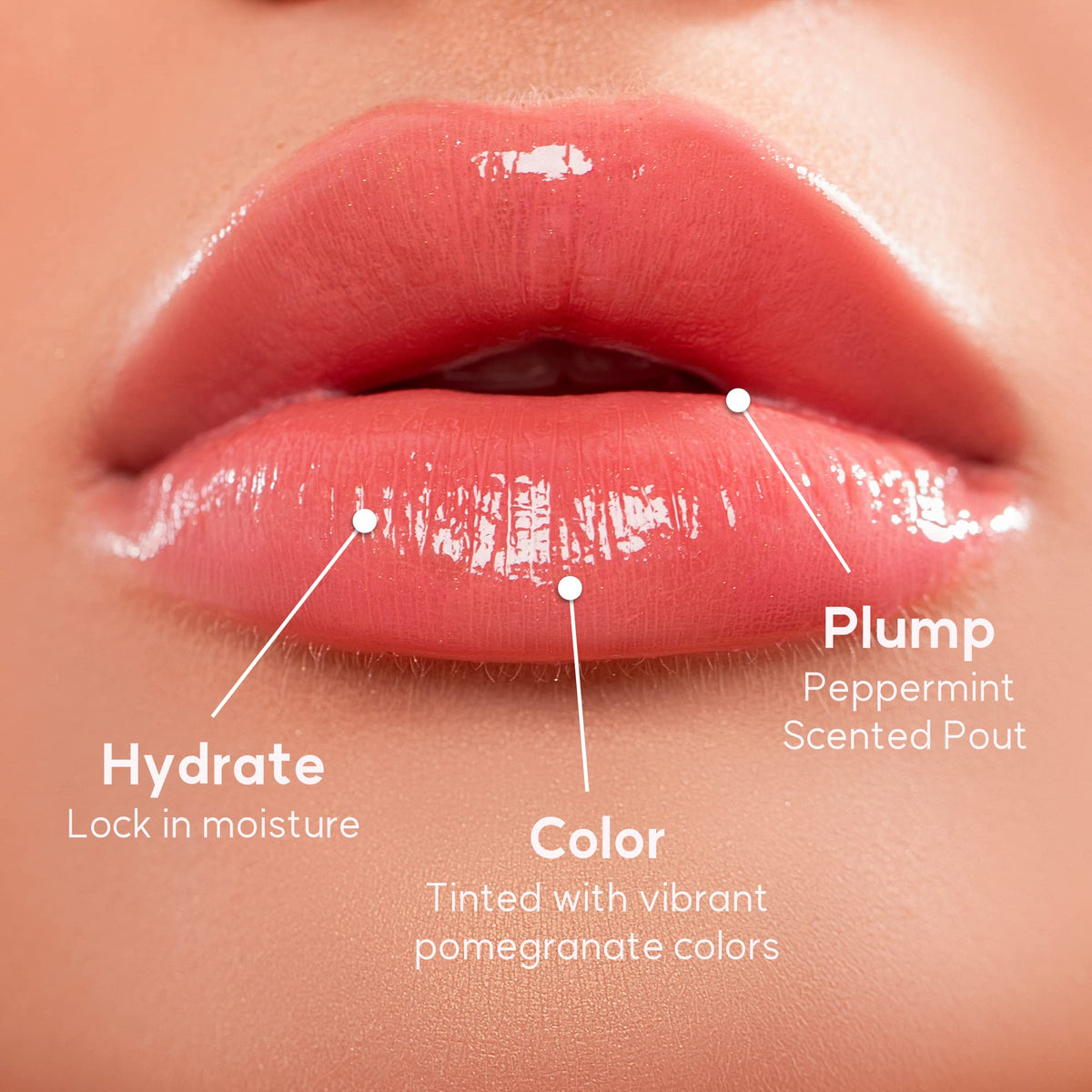 Frudia Derived From Fruit Pomegranate Honey 3in1 Lip Balm -  Βάλσαμο Χειλιών 3 σε 1 με Εκχύλισμα Ρόδι - Όγκος, Χρώμα, Ενυδάτωση