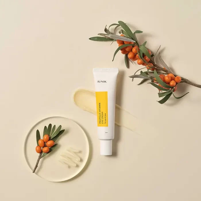iUnik Propolis Vitamin Eye Cream -  Αντιρυτιδική κρέμα ματιών με Βιταμίνες