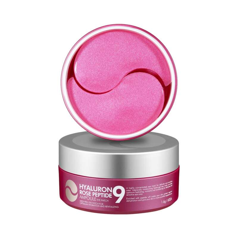 MEDI-PEEL Hyaluron Rose Peptide 9 Ampoule Eye Patch - Ενυδατικά επιθέματα ματιών με πεπτίδια & υαλουρονικό