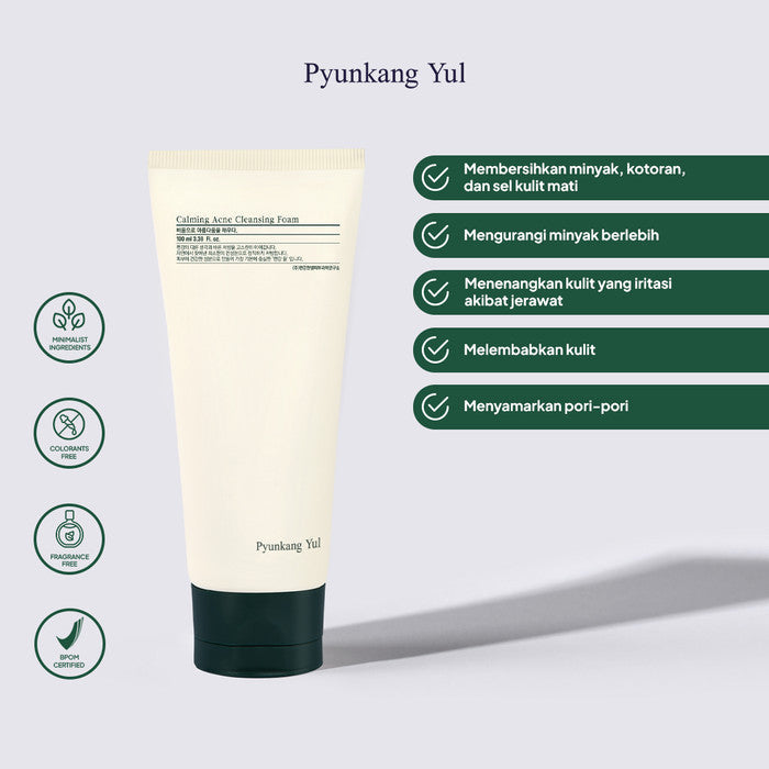 Pyunkang Yul Calming Acne Cleansing Foam 100ml - Καταπραϋντικός αφρός καθαρισμού για δέρμα με ακμή