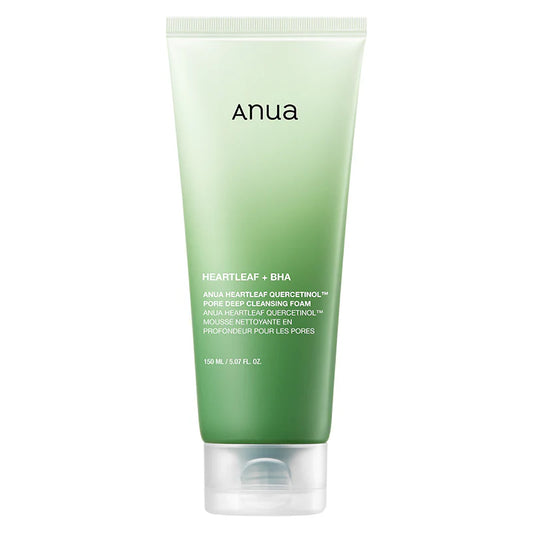 Anua Heartleaf Quercetinol Pore Deep Cleansing Foam - Απαλός Αφρός Καθαρισμού Προσώπου & Ματιών