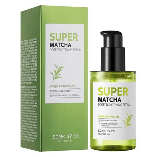 SOME BY MI Super Matcha Pore Tightening Serum - Ενυδατικό Serum προσώπου με matcha για την ρύθμιση του υπερβολικού σμήγματος  & λάμψη