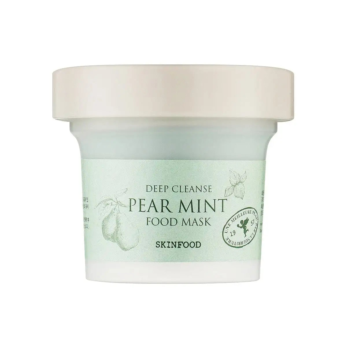 SKINFOOD Pear Mint Food Mask - Αναζωογονητική Μάσκα Προσώπου Με Άργιλο