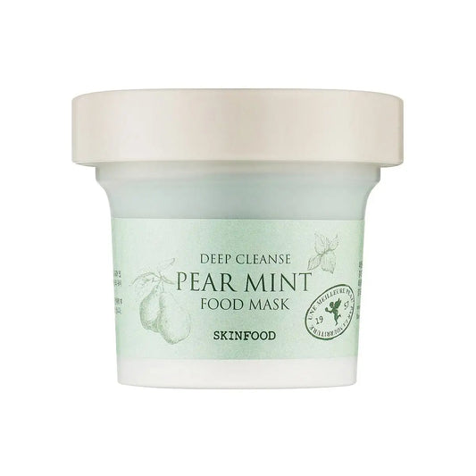 SKINFOOD Pear Mint Food Mask - Αναζωογονητική Μάσκα Προσώπου Με Άργιλο