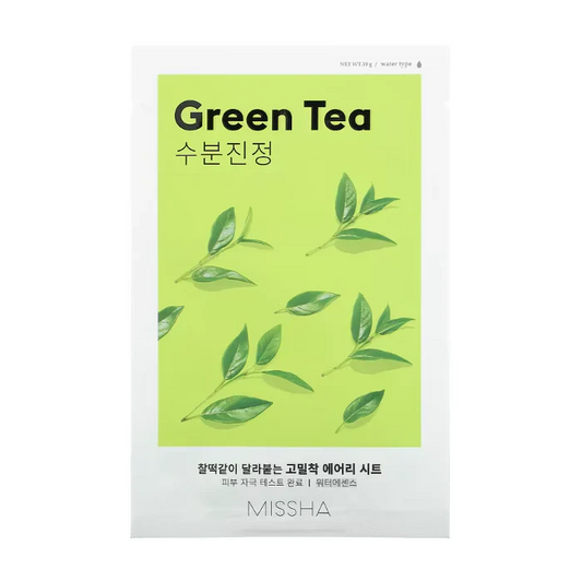 Missha Airy Fit Green Tea Sheet Mask - Μάσκα για ερυθρότητα