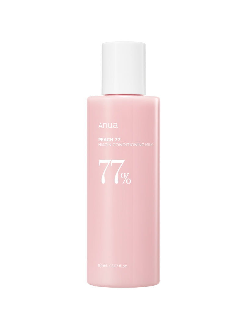 Anua Peach 77% Niacin Conditioning Milk -  Ενυδατικό Γαλάκτωμα Προσώπου με Υαλουρονικό Οξύ & Νιασιναμίδη για βαθιά ενυδάτωση & λεία επιδερμίδα