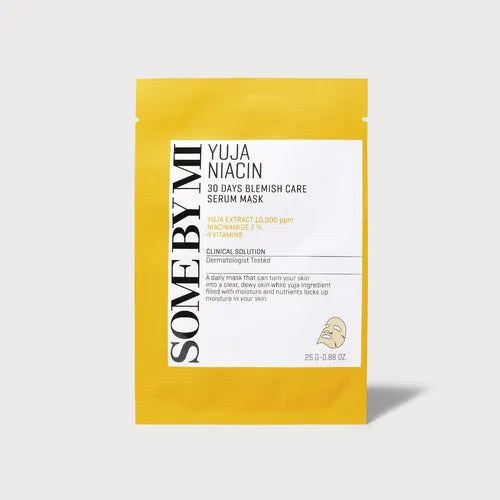 Some By Mi Yuja Niacin Blemish Serum Mask -Μάσκα Προσώπου για Ομοιόμορφη Επιδερμίδα